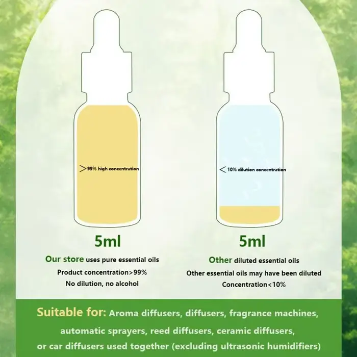 ESAEON 300 ml et 5 ml glace Ag cèdre aromathérapie huile essentielle diffuseur supplément liquide-hôtel diffuseur reconstituer huile essentielle