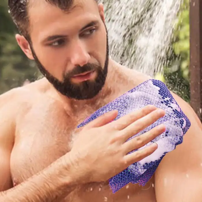 Éponges de bain réutilisables pour la douche