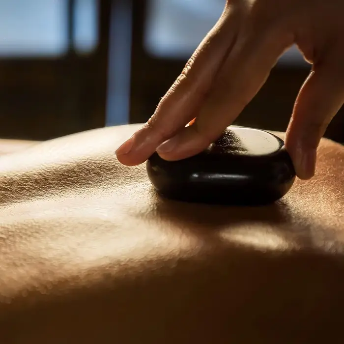 Pierres chaudes pour le massage