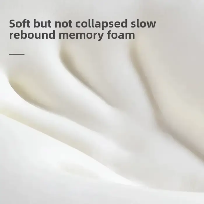 Oreiller ergonomique en mousse à mémoire de forme pour le soutien du cou et des épaules