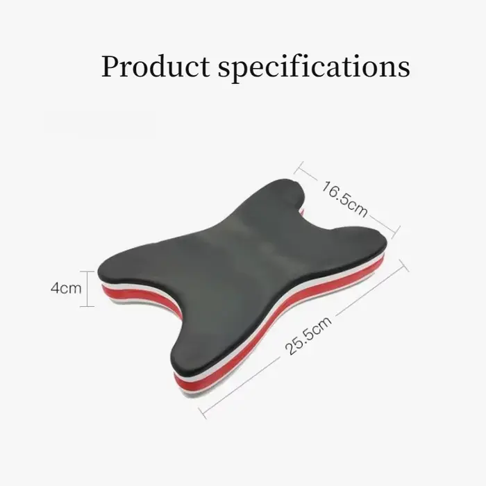 Oreiller de traction cervicale en mousse à mémoire de forme avec design ergonomique