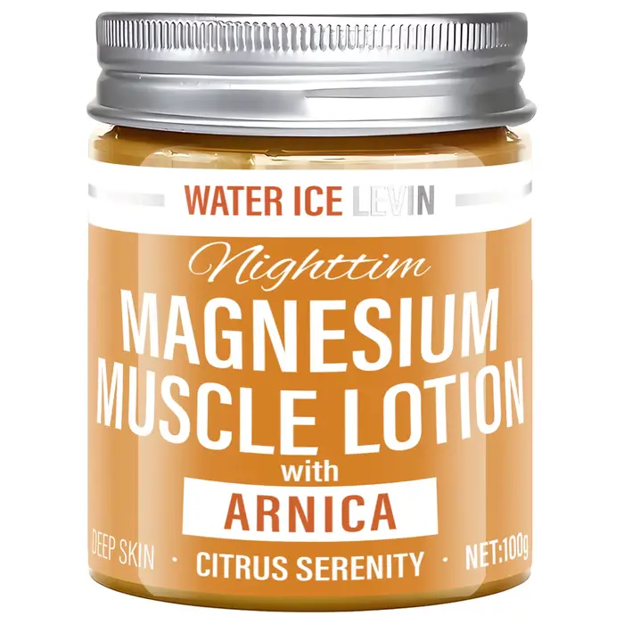 Lotion musculaire au magnésium avec arnica et agrumes pour un apaiser en profondeur de la peau – For