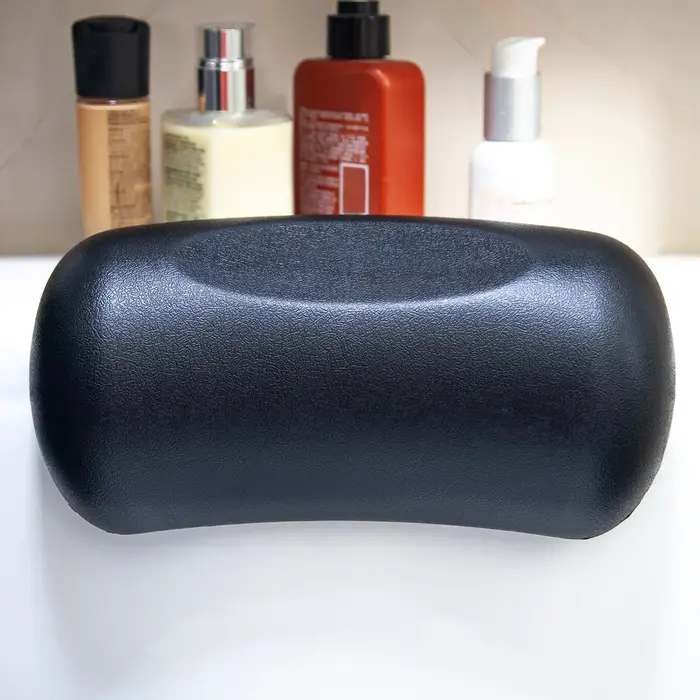 Oreiller de baignoire de luxe – Support doux pour le cou et le dos – Ventouses antidérapantes – Séchage rapide – Accessoires de bain spa