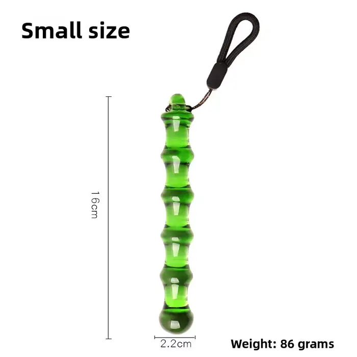 Bâton de massage de 16 cm, lisse et sans épine, en jade, pour les points d'acupuncture des méridiens