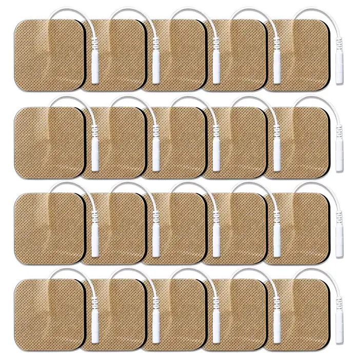 10/20/50/100 pièces tampons de remplacement d'unité TENS 2x2 "électrodes auto-adhésives