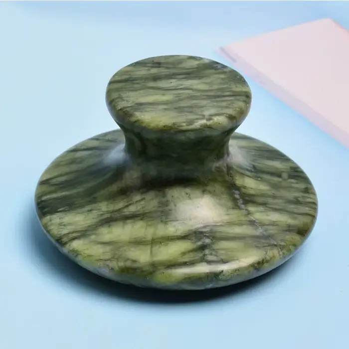 Masseur de tête de champignon en Jade naturel