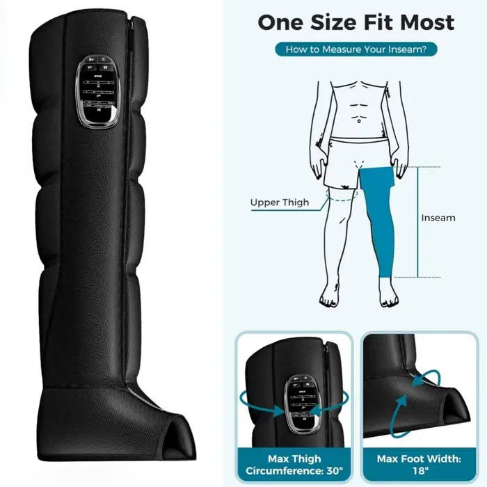 Masseur de compression de jambe sans fil
