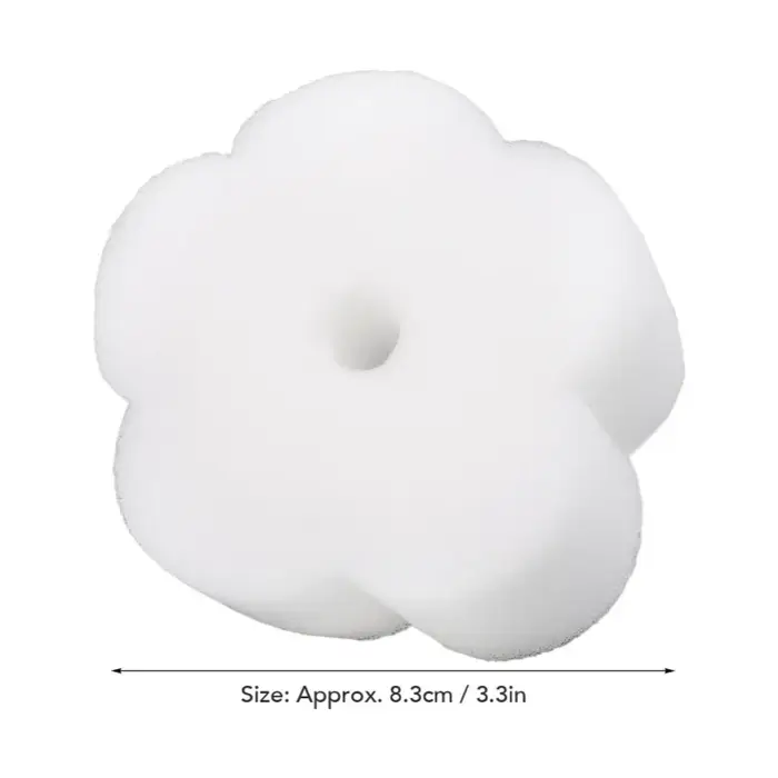 Éponge anti-salissures pour bain à remous, 10 pièces, absorbeur d'huile en forme de fleur pour piscine et spa, filtre absorbant haute efficacité
