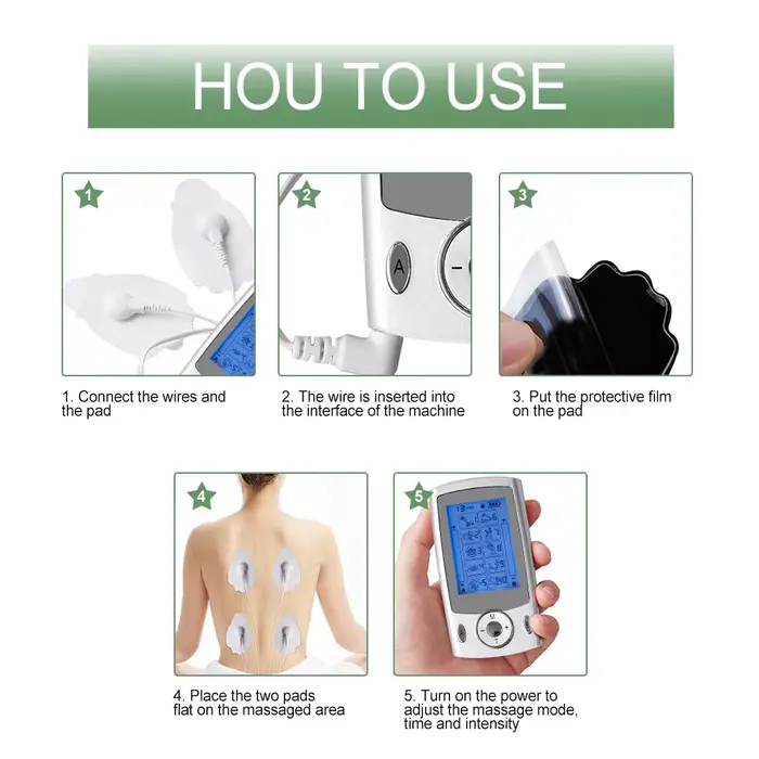 Masseur TENS, stimulateur musculaire EMS