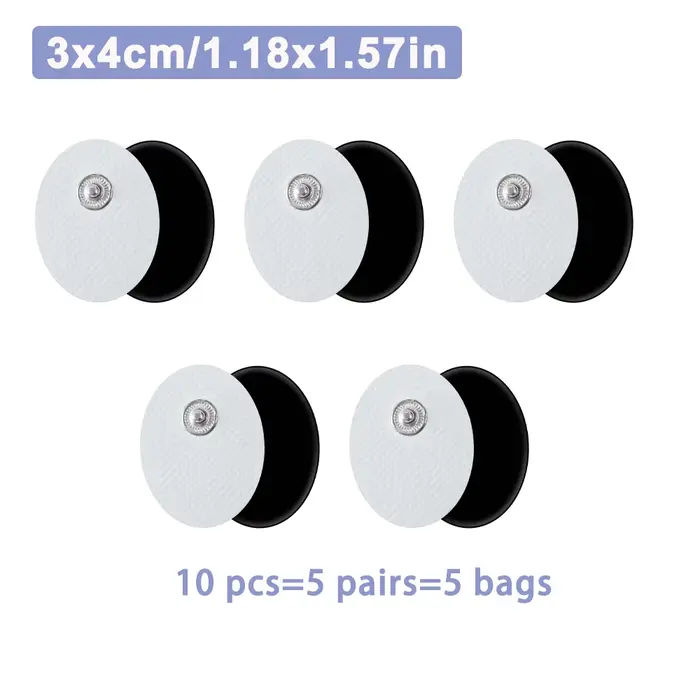 Électrodes TENS pour électrostimulation musculaire, patchs auto-adhésifs, accessoires de masseur à i