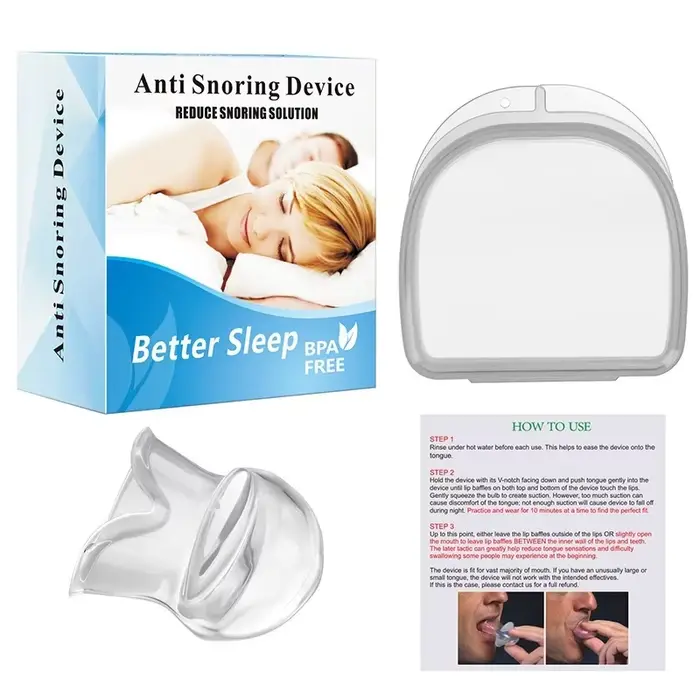 Appareil anti-ronflement en silicone 1 pièce