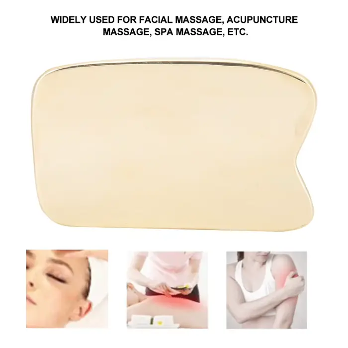 Planche de massage Guasha en laiton pour le corps