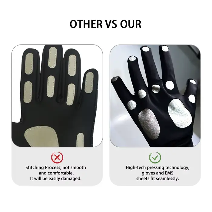 Gants de massage épais pour la récupération musculaire