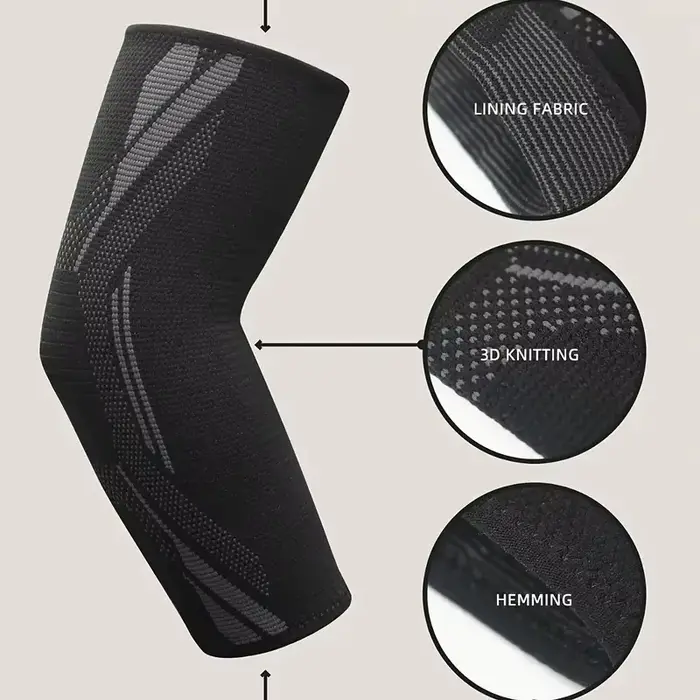 Manchon de Compression de coude en Nylon