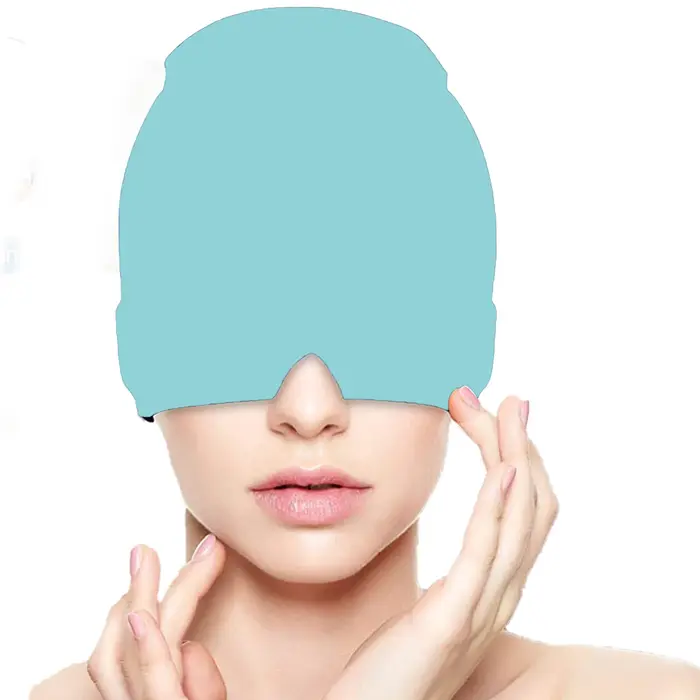 Pain de tête soulagement de la Migraine chapeau Gel glace compresse froide thérapie casquette