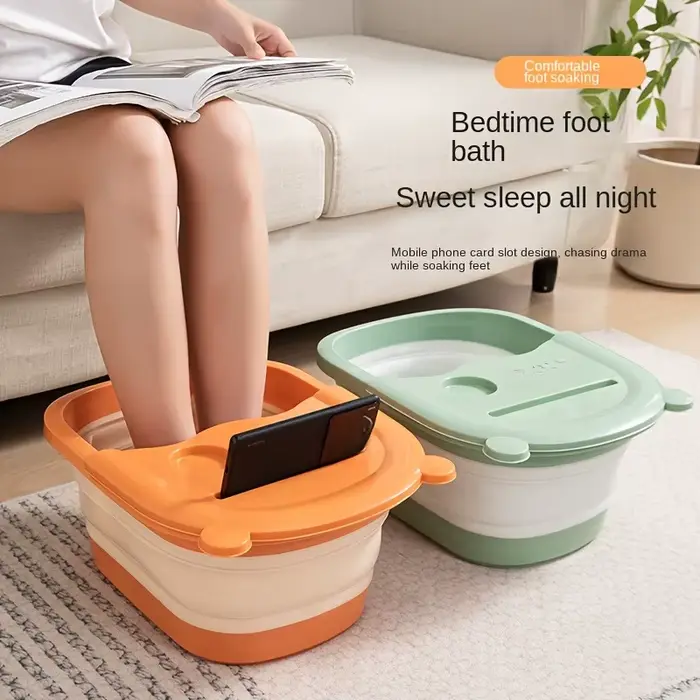 1 pièce Grande Baignoire Pliable pour Spa des Pieds