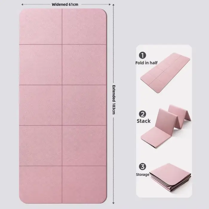 Tapis de yoga pliable en TPE écologique