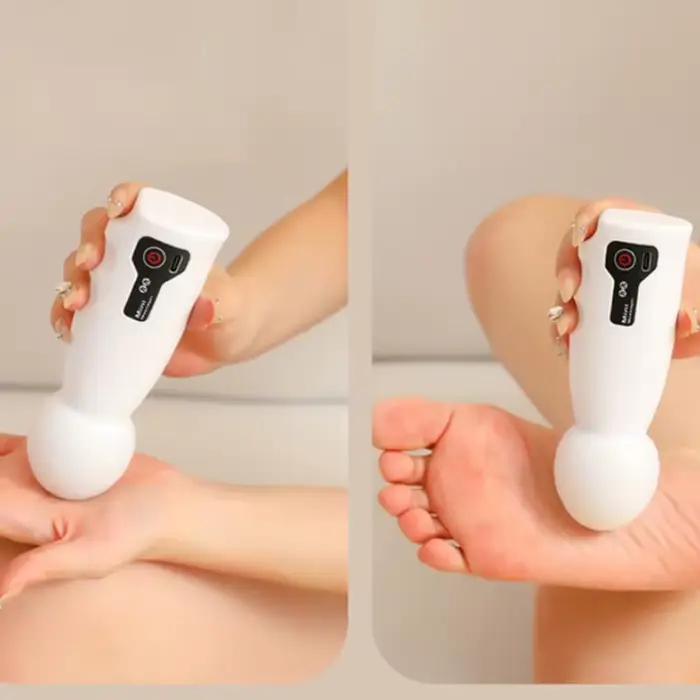 Mini masseur électrique portable, rechargeable par USB avec 4 réglages de vitesse, polyvalent pour le corps, le dos, le cou, les jambes et la taille