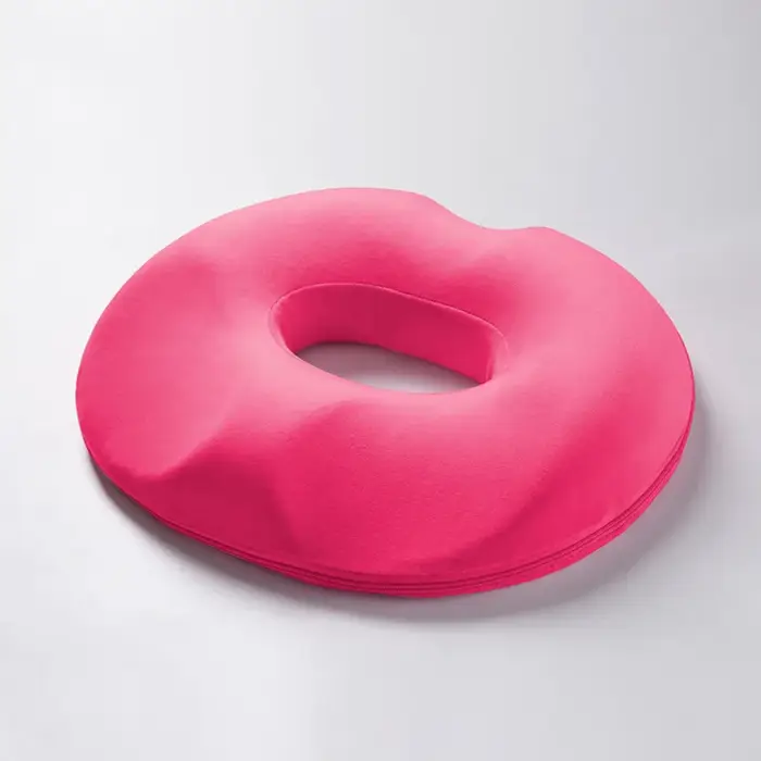 Coussin de siège en mousse à mémoire de forme pour soulager la douleur des hémorroïdes et des coccyx – Donut orthopédique au design creux