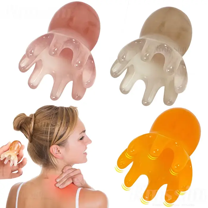 Peigne de Massage en résine poulpe