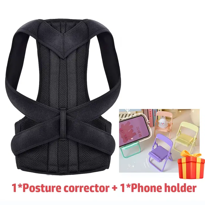 Attelle de posture du dos pour améliorer la colonne vertébrale, soutien lancé, ceinture, haut et bas