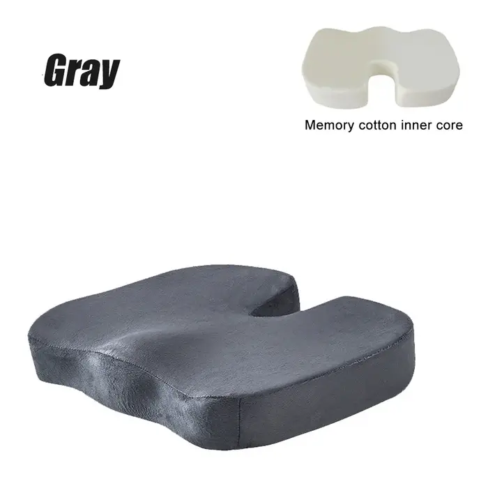 Coussin de siège de voyage en mousse à mémoire de forme