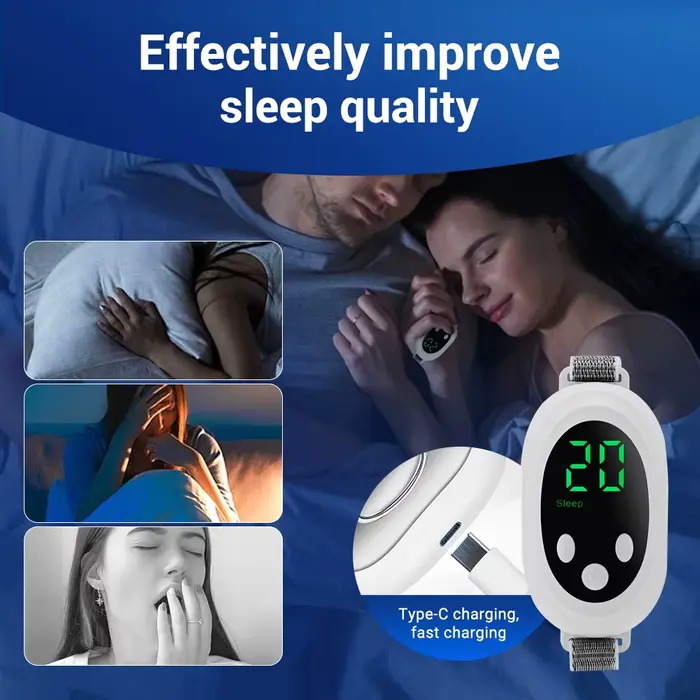 Appareil de sommeil intelligent 2 modes 20 niveaux d'intensité soulagement de l'anxiété neurologique