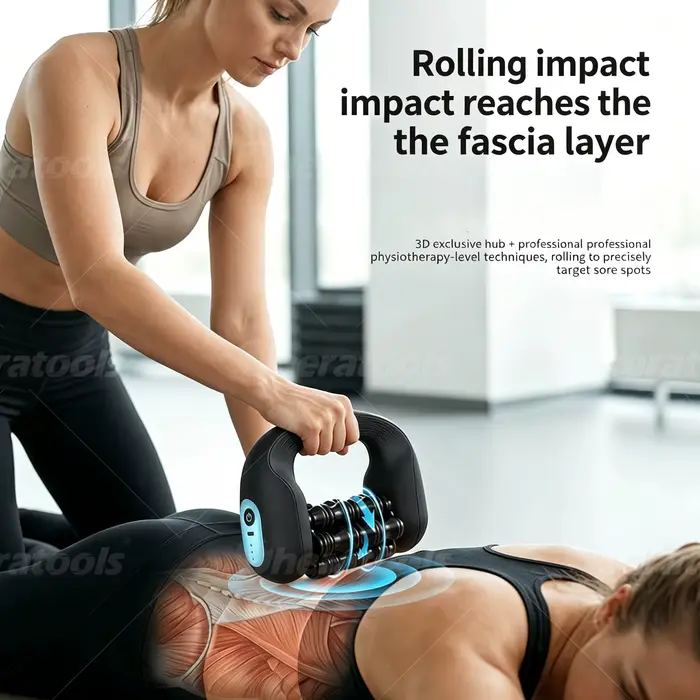 Rouleau de massage électrique pour tissus profonds