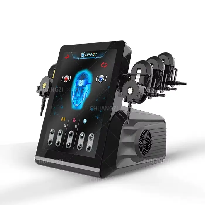 Appareil de lifting facial par électrostimulation EMS RF