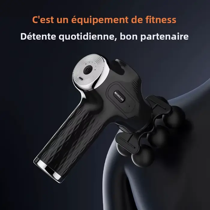 Pistolet de massage électrique à 10 têtes pour la relaxation musculaire