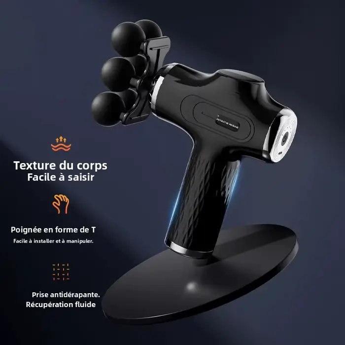 Pistolet de massage électrique à 10 têtes pour la relaxation musculaire