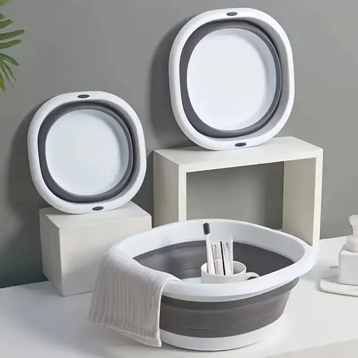 Bassin de bain de pieds pliable