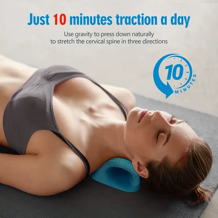 Dispositif de traction cervicale en forme de C