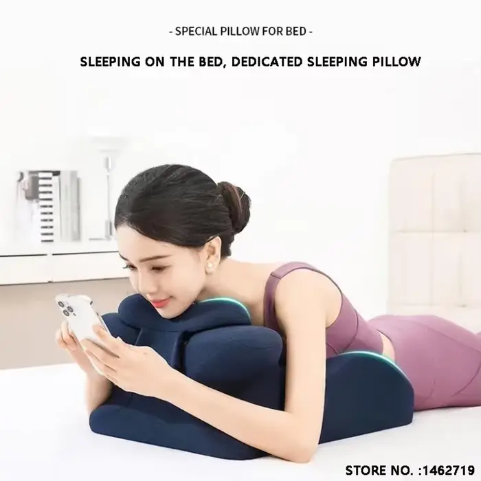 Oreiller de positionnement multifonctionnel pour dormir sur le ventre