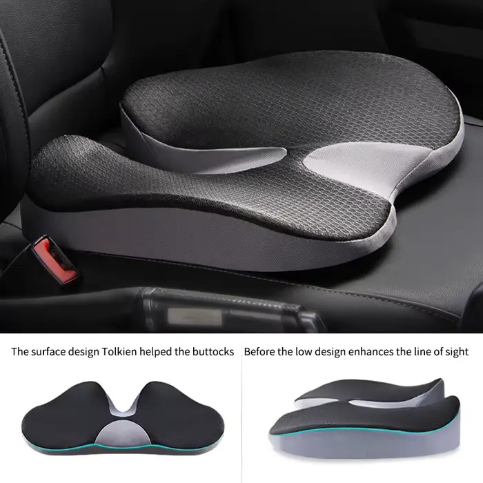 Coussin orthopédique antidérapant en mousse à mémoire de forme