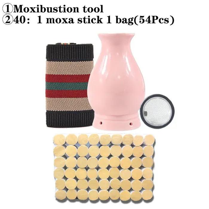 Pot de Moxibustion en Céramique pour Thérapie Faciale
