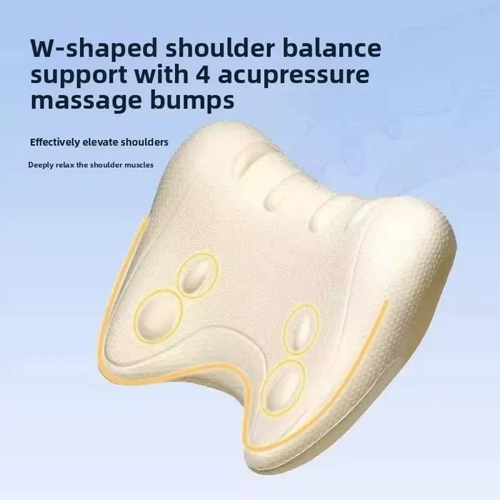 Oreiller de massage cervical avec contour en U