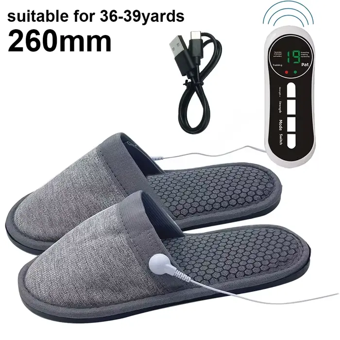 EMS masseur de pieds pantoufles chaussures de Massage de pieds électriques avec télécommande stimula