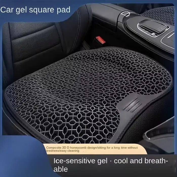 Coussin de siège en gel alvéolé ergonomique