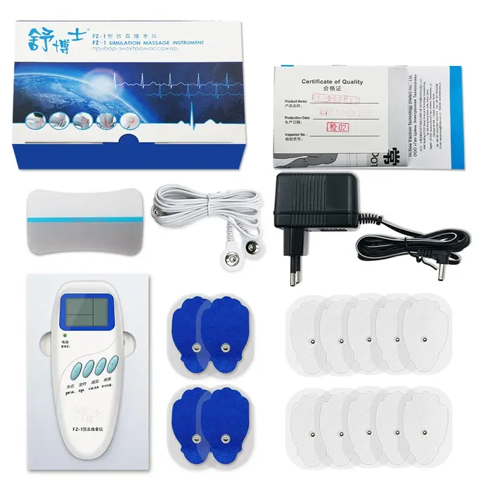 TENS stimulateur musculaire électrique physiothérapie fréquence EMS Acupuncture