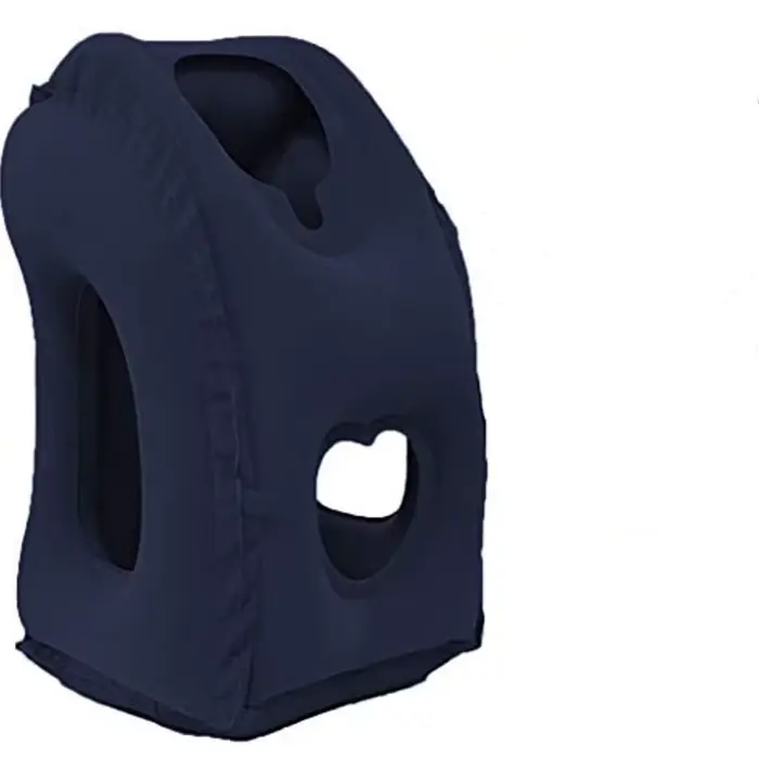 Oreiller de voyage gonflable 1 pièce, oreiller d'avion avec conception de Valve brevetée, accessoire
