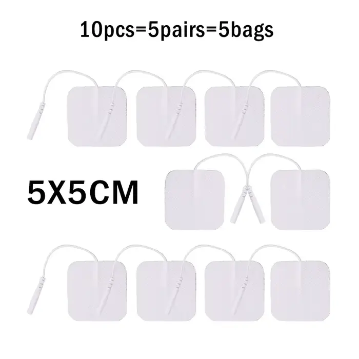 20/10 pièces de coussinets d'électrodes EMS pour stimulateur musculaire, compatibles avec les appare