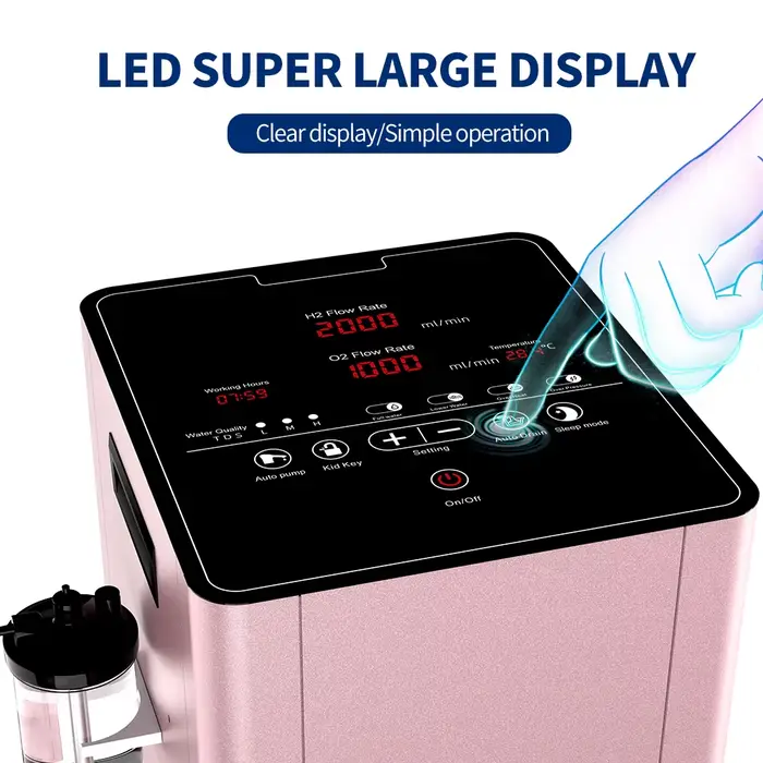 Suyzeko Machine d'inhalation d'hydrogène 3000ml inhalateur