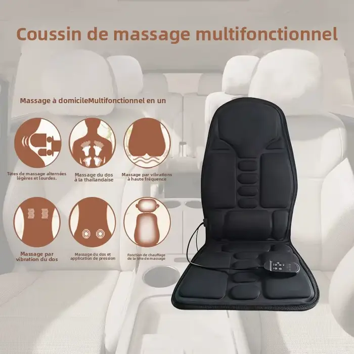 Coussin de massage multifonctionnel pour voiture
