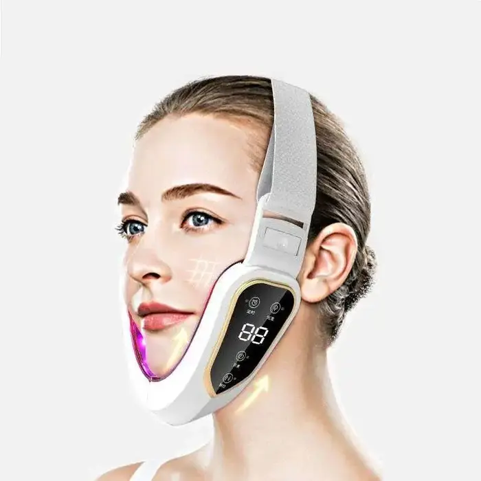 Thérapie photonique LED masseur de vibrations amincissant pour le visage dispositif de levage