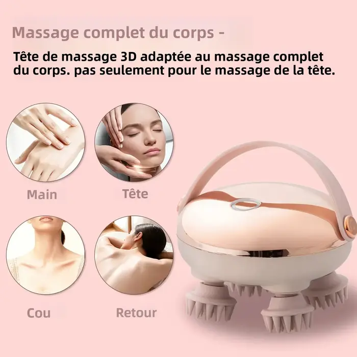 Instrument de Massage de tête masseur