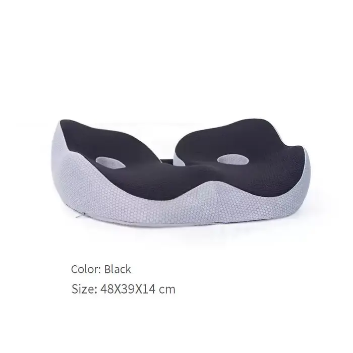Coussin orthopédique en mousse à mémoire de forme, coussin ergonomique pour chaises Coccyx, coussin 