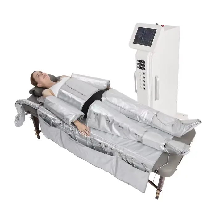 Machine professionnelle de drainage lymphatique de pressothérapie de stimulateur musculaire d'ems 3 