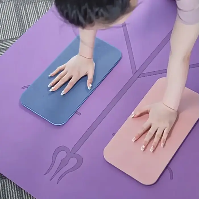 2 pièces exercice de Fitness tapis de Yoga Mini doux antidérapant