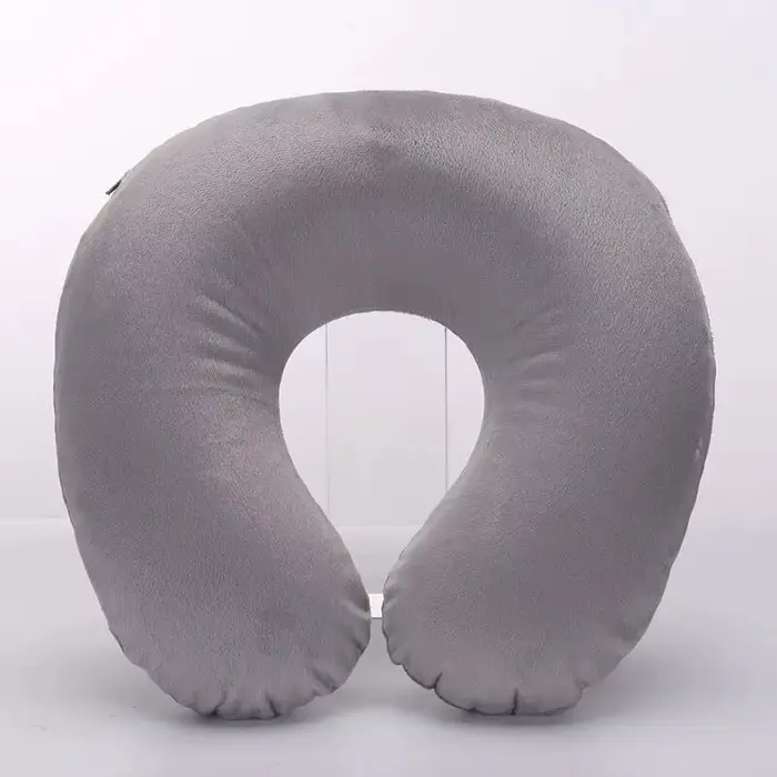 Oreiller de voyage gonflable Portable en forme de U, 1 pièce, soutien de la colonne cervicale, couss